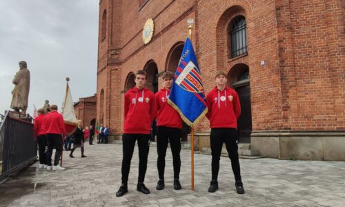 Klubowa delegacja obecna na obchodach 105-lecia Śląskiego Związku Piłki Nożnej