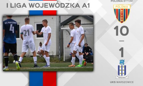A1: Polonia Bytom – UKS Warszowice 10:1 (5:0) [GALERIA]