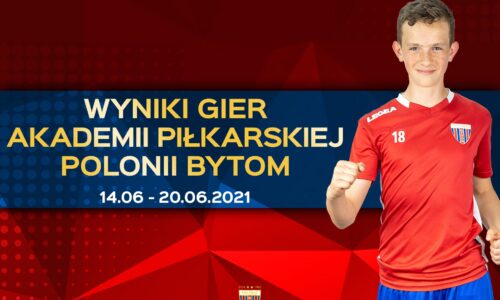 Wyniki gier Akademii (14.06-20.06)