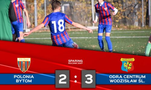 SPARING C1: Polonia Bytom – MKP Odra Centrum Wodzisław 2:3