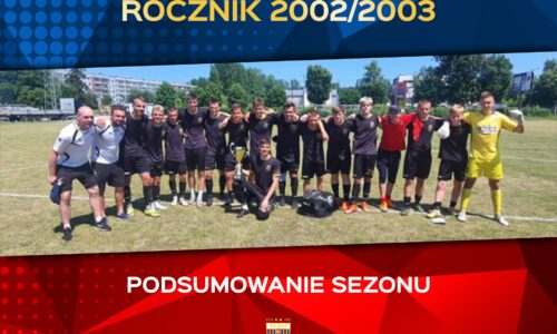 Podsumowanie sezonu: Junior Starszy A1 2002/2003