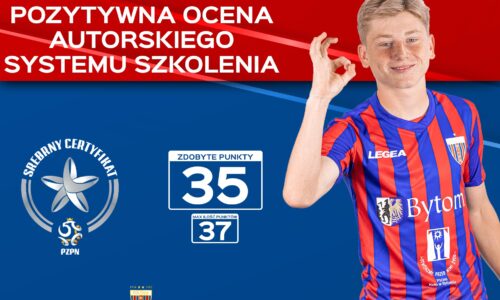 Autorski program szkolenia Akademii z bardzo wysoką oceną w ramach certyfikacji PZPN