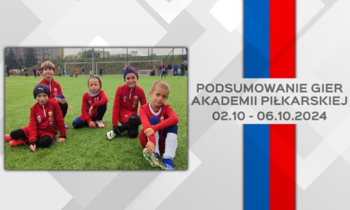 Pierwszy tydzień października! Podsumowanie wyników Akademii (02.10-06.10)