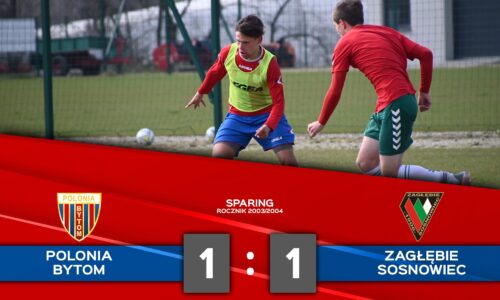 A1: Polonia Bytom – Zagłębie Sosnowiec 1:1 (0:1) [SPARING]