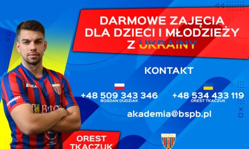 Otwieramy bytomskie serca – darmowe treningi dla dzieci i młodzieży z Ukrainy