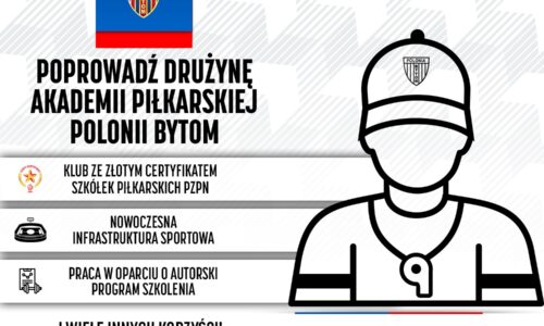 Dołącz do&nbsp;nas! Nabór trenerek oraz&nbsp;trenerów do&nbsp;Akademii Piłkarskiej Polonii Bytom!