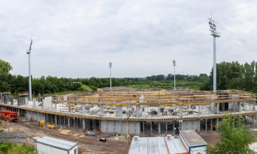 Budowa nowego kompleksu Polonii Bytom przebiega dynamicznie. Będą zmiany w harmonogramie płatności
